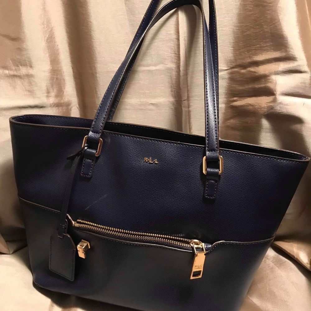 Navy Blue Tote Bag